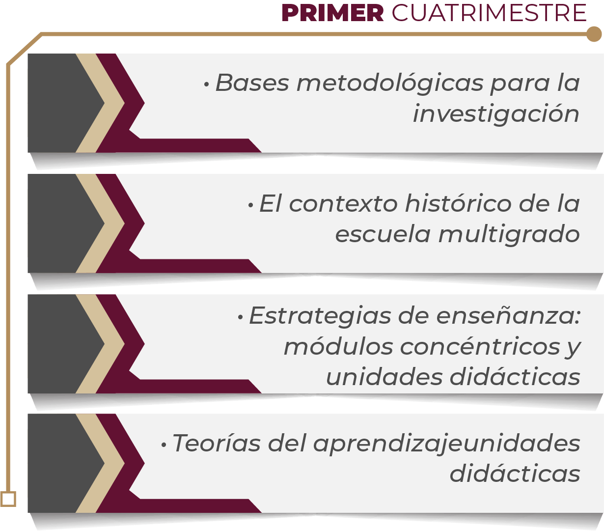 MAPA CURRICULAR GESTIÓN